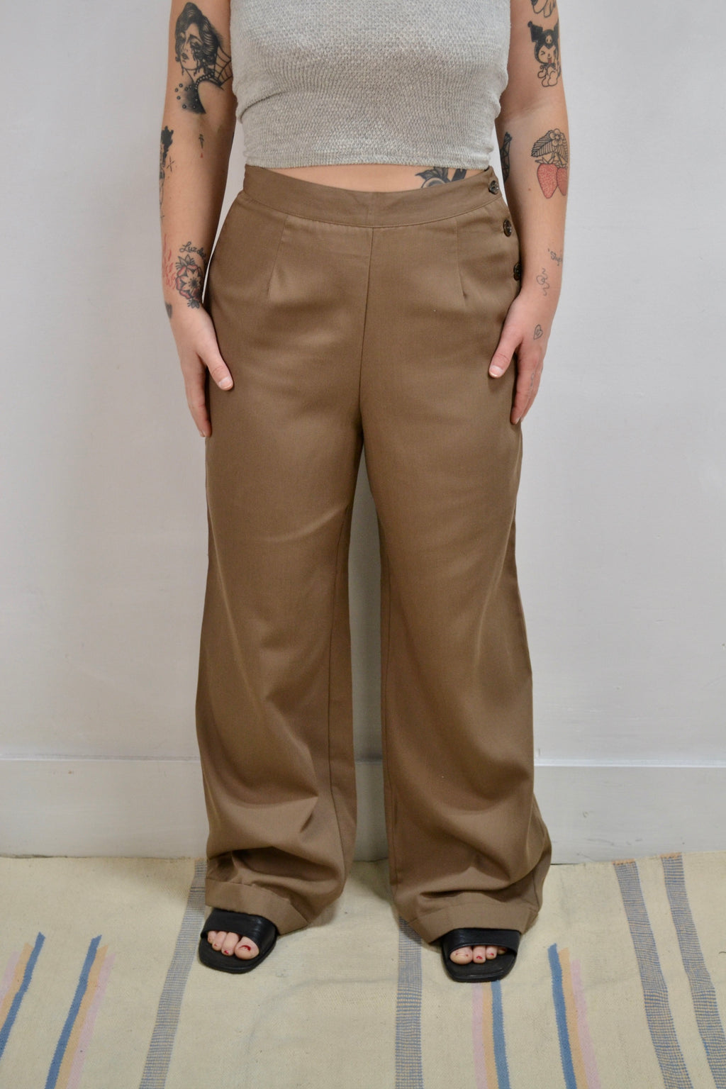 Tan Smart Pants