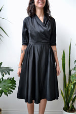 1950s "Peggy Hunt" Onyx Dress