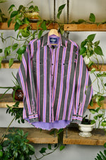 90s Striped Brush Popper