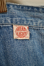 1940s Plus Size Headlight Denim Jeans