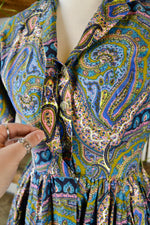 Vintage Paisley Dress