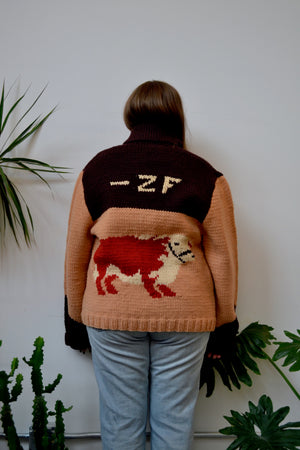 Hereford Cow Mary Maxim Sweater