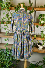 Vintage Paisley Dress