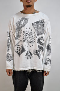 1991 MC Escher Art Print Long Sleeve