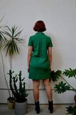 Textured Emerald Shift Dress