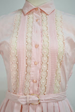 Baby Pink 50s Cotton Day Dress