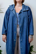 Eighties Denim Trench