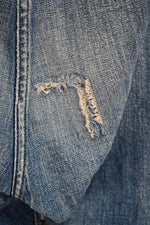 1940s Plus Size Headlight Denim Jeans