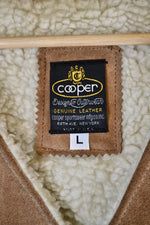 Tan Suede Sherpa Lined Vest