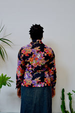 "Lady Manhattan" Sheer Floral Blouse