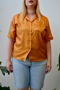 Harvest Gold Short Sleeve Blouse