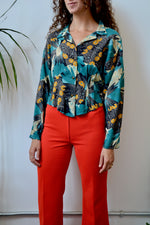 Abstract Rayon Blouse