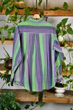 Beetlejuice Striped Button Up