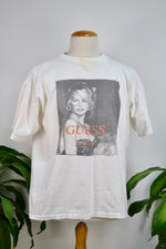 90s Claudia Schiffer Guess Parfum Tee
