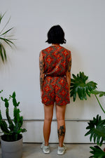 Sixties Floral Romper
