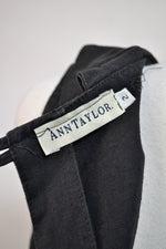 Vintage Black Linen Babydoll Dress