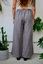 Wide Leg Linen Trousers