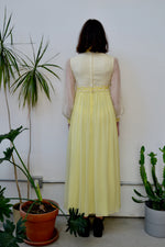 70s Butter & Cream Gown