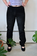 Aughts Black Suede Pants