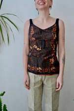 Cotton Batik-Style Blouse