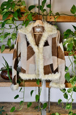 Y2K Suede Patchwork Penny Lane Jacket