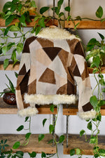 Y2K Suede Patchwork Penny Lane Jacket