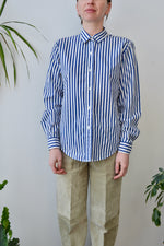 Blue Striped Button Up