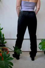 Aughts Black Suede Pants
