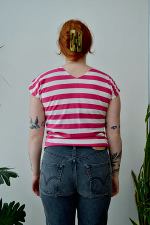 Eighties Striped Summer Tee