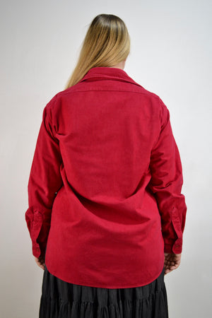 Scarlet LL Bean Chamois Cloth Shirt