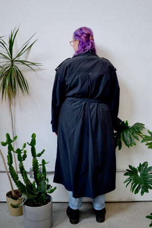 Nineties Black Trench