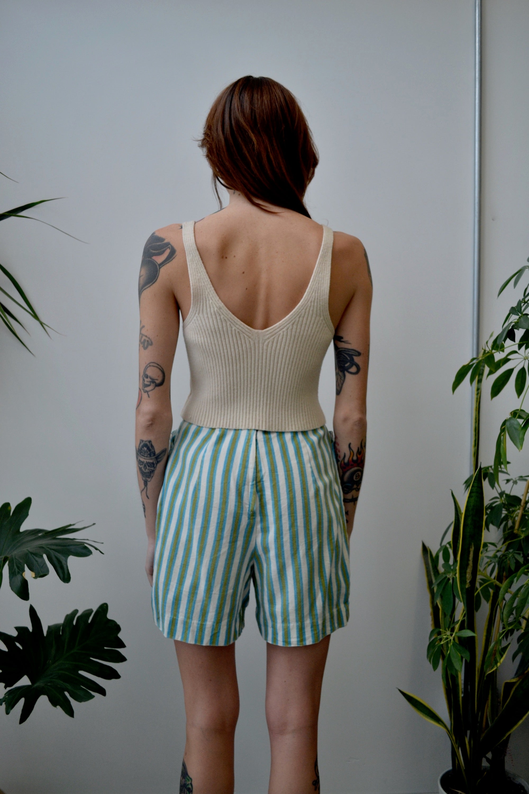 Sixties Striped Shorts