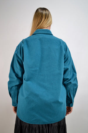 Teal LL Bean Chamois Cloth Shirt