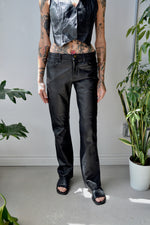 90s CK Leather Pants