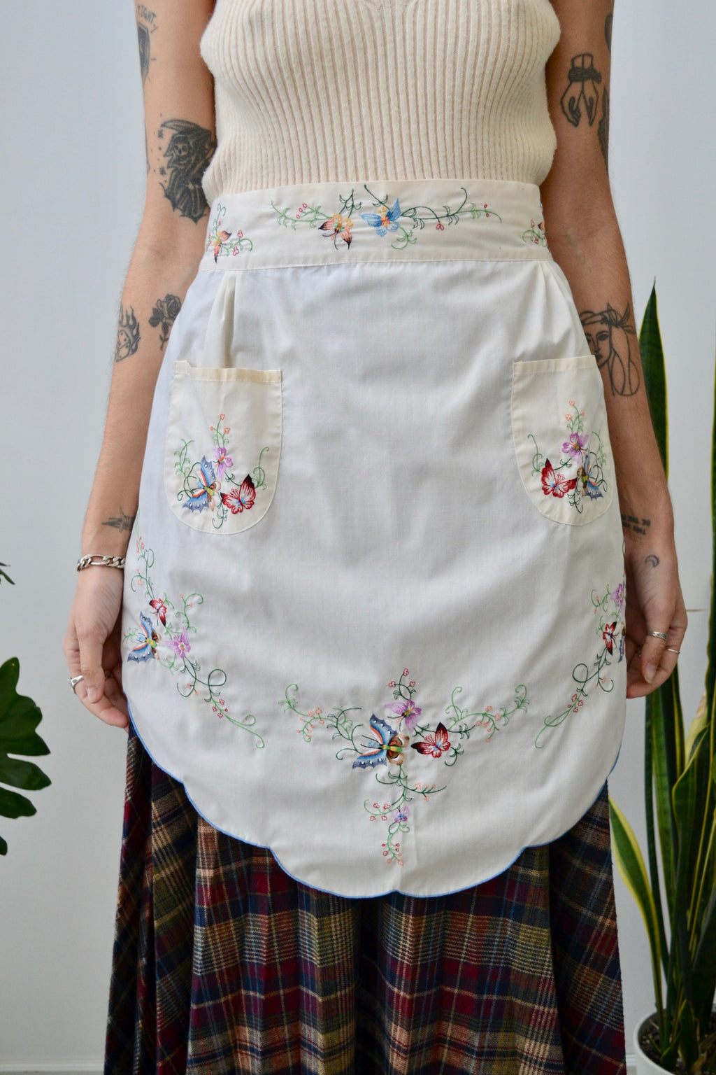 Gorgeous Hand Embroidered Apron