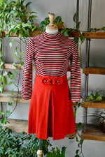 60s/70s Striped Knit Dress