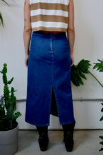 Denim Buckle Skirt