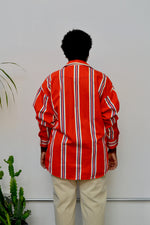 90s Striped Western Shirt