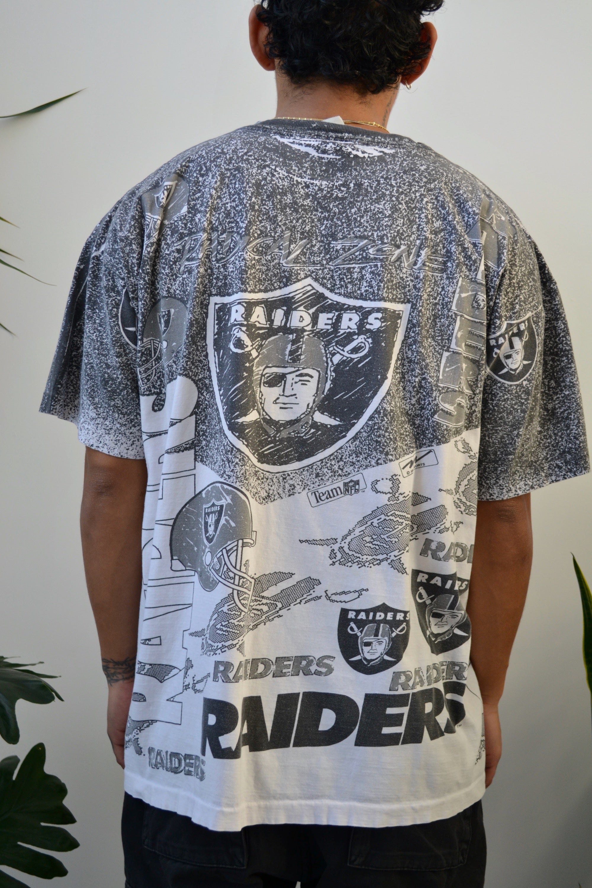 90s All-Over Print Raiders Tee