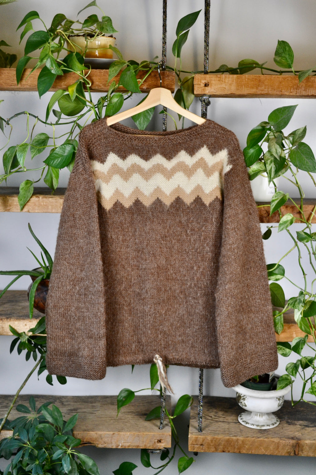 Fair Isle Relaxed Knit Sweater