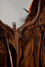 50s Bronze Goddess Party Dress