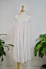 Adorable Crochet White Cotton Nightie