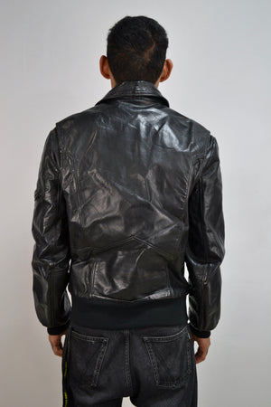 70s Falcon Leather Bomber