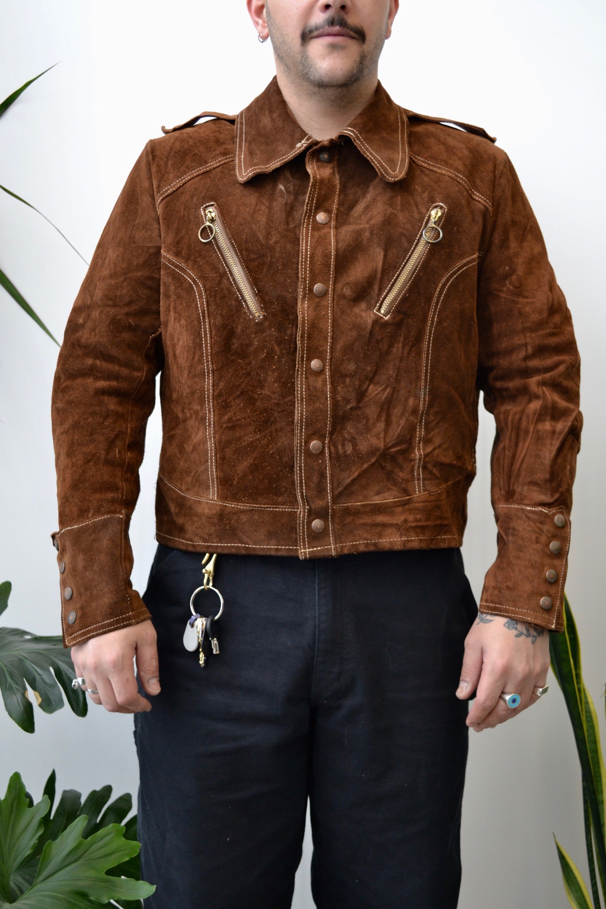 70s Schott Western Suede Jacket