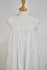 Adorable Crochet White Cotton Nightie