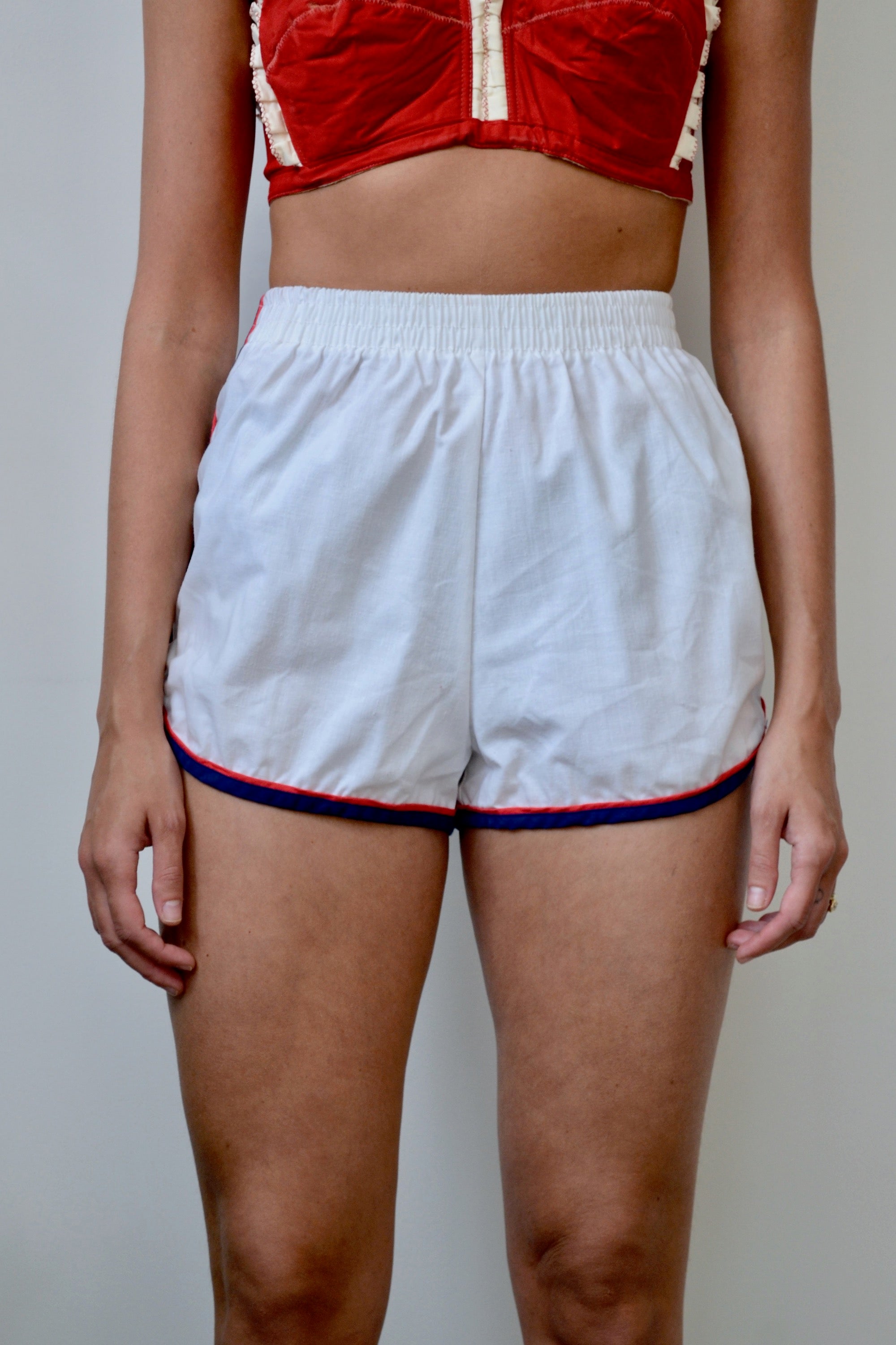 70s White Paulie Bleeker Shorts