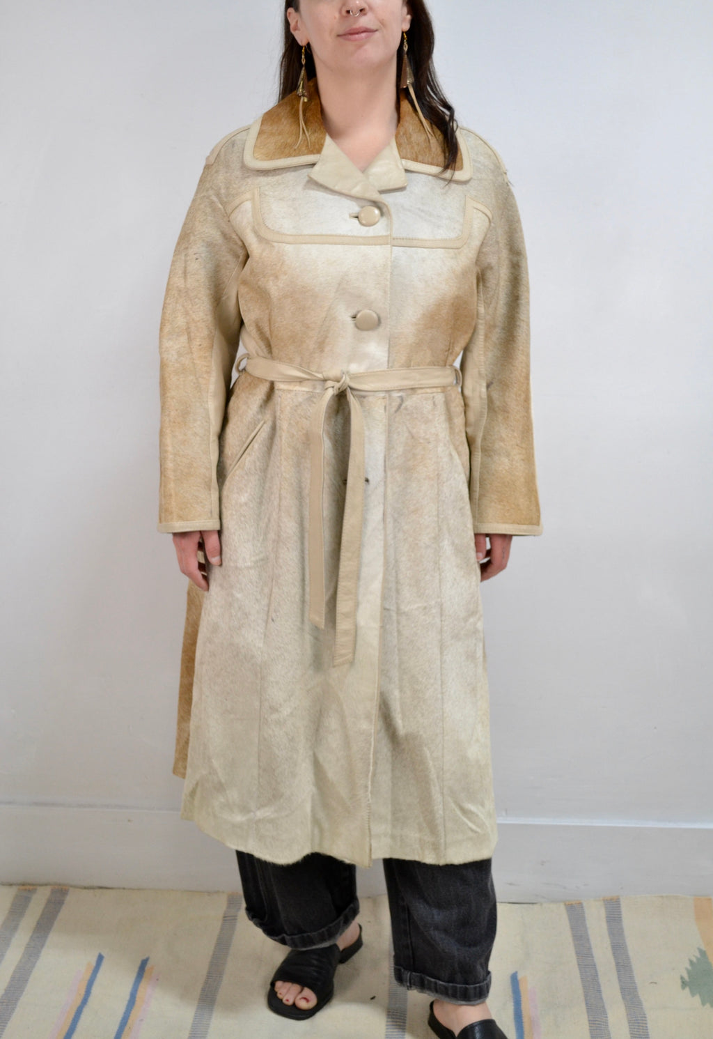 Vintage Pony Hide Trench