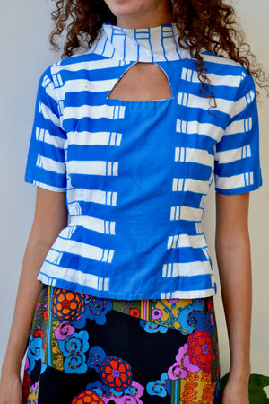 Sixties Peek-a-Boo Top