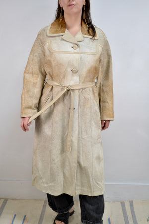 Vintage Pony Hide Trench