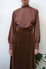 Seventies Chocolate Skirt Set